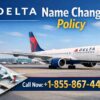 Delta Airlines name change policy