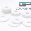 Industrial PTFE Round Flat Washers by Goa Polymer