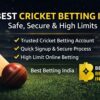 Best Cricket Betting ID – Safe, Secure & High Limits