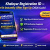 Kheloyar Registration ID – Get It Instantly After Sign Up (2026 Guide)