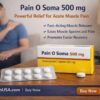 Relief from Muscle Strain and Spasms with Pain O Soma 500 mg