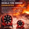 Portable and Powerful Mobile Fire Smoke Exhauster by TCS Fire