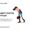 Sluggish meaning in bengali