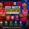 PBKS vs RR 2026 Match Insights & Dafabet Guide 2026