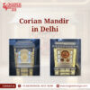Corian Mandir in Delhi for Elegant and Modern Home Temples
