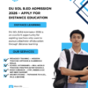 DU SOL B.Ed Admission 2026 – Apply for Distance Education