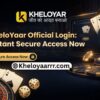 KheloYaar Official Login: Instant Secure Access Now in 2026