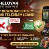 Kheloyar App Download Safely : Avoid Telegram Scams