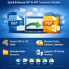 Recover and convert OST files to PST using ToolsBaer Software.