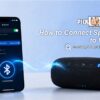 How to connect a speaker to mobile?