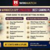 Play on Winmatch app #India NO.1 Best gaming Platform